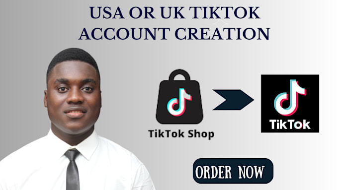 Gig Preview - Create usa tiktok account UK tiktok account for tik tok shop