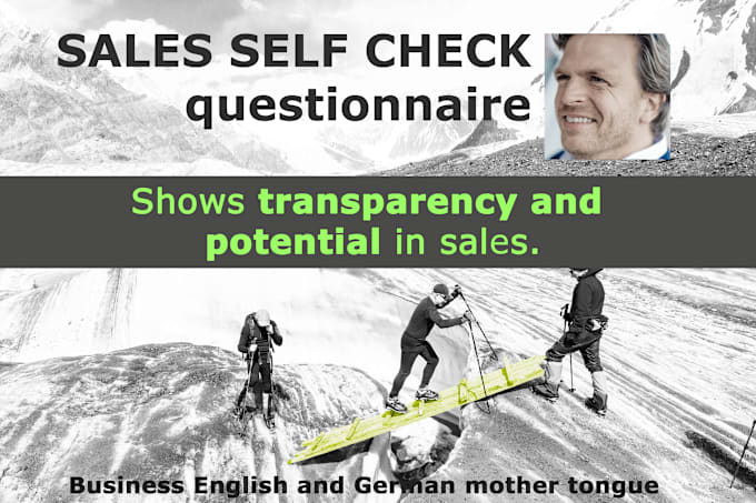 Gig Preview - Provide a sales self assessment document that will help improve sales