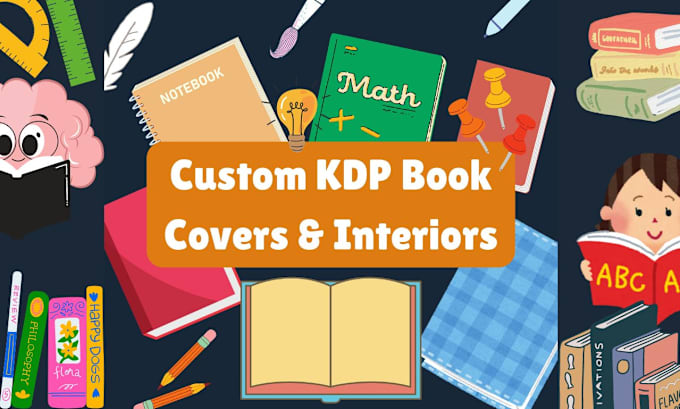 Gig Preview - Create amazon kdp book cover, interior, posters