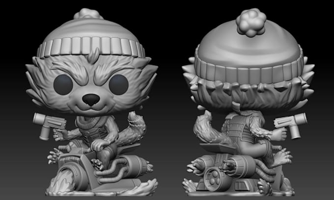 Gig Preview - Do custom funko pops, warhammer40k, figure, miniature, model for 3d printing