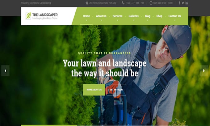 Bestseller - design landscaping website lawn care website gardening website