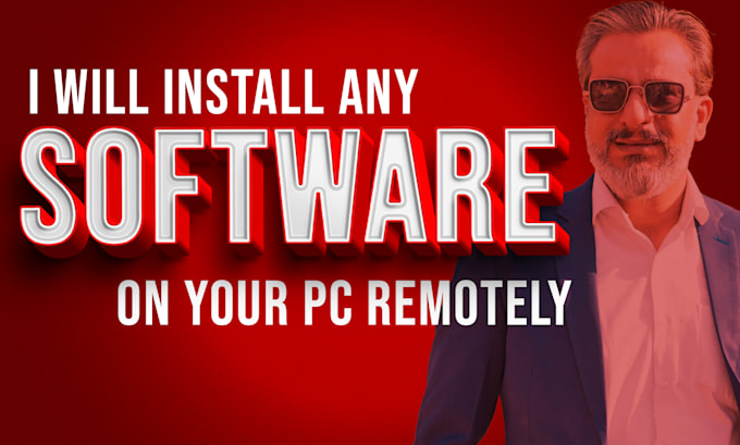 Gig Preview - Install any software on your PC remotely