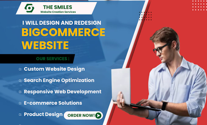 Bestseller - design, redesign custom bigcommerce website and ecommerce website