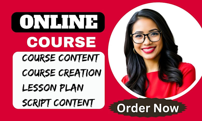 Bestseller - create online course script content curriculum  lesson plan, training manual