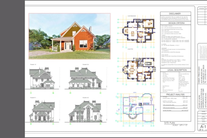 Gig Preview - Do architectural and civil structural drawing, adu site plan for city permit