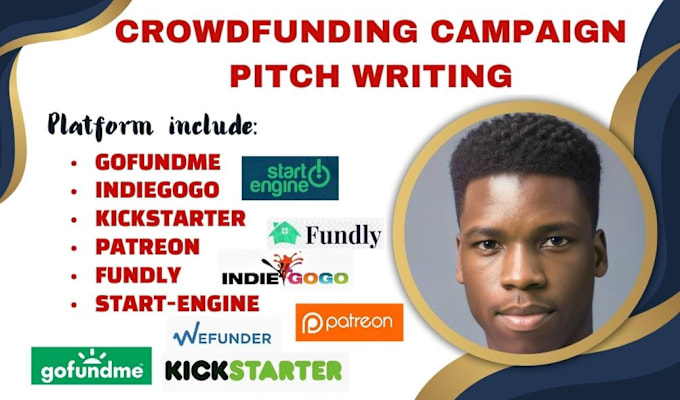 Gig Preview - Craft a compelling pitch for your kickstarter gofundme or indiegogo campaign