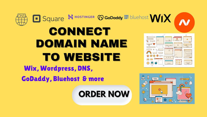 Bestseller - connect domain,fix email,ssl issues,dns hostinger bluehost godaddy,wix namecheap