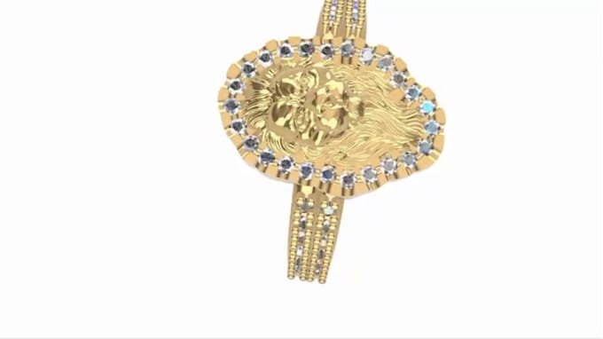 Gig Preview - Do realistic 3d jewelry animation video ads 3d jewelry design product animation