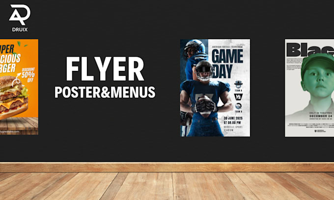 Bestseller - create a captivating flyer poster or menu for you