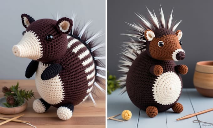 Gig Preview - Write detailed amigurumi crochet pattern amigurumi crochet pattern