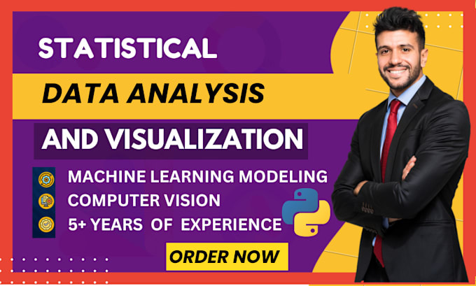 Gig Preview - Do statistical data analysis and data visualization using python and rstudio