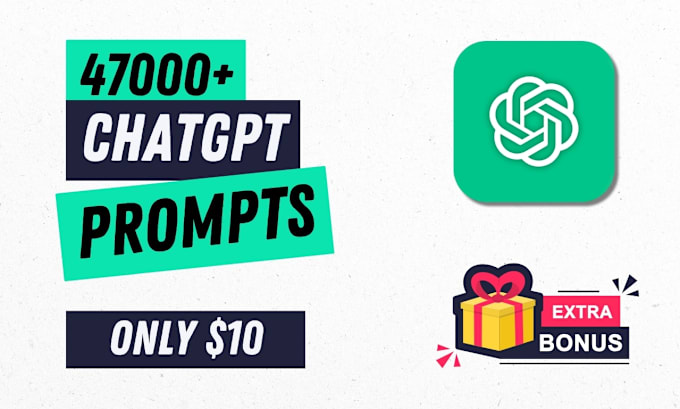 Gig Preview - Provide 47,000 premium chatgpt prompts for every purpose