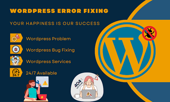 Gig Preview - Fix wordpress issues,errors,bugs and help about wordpress