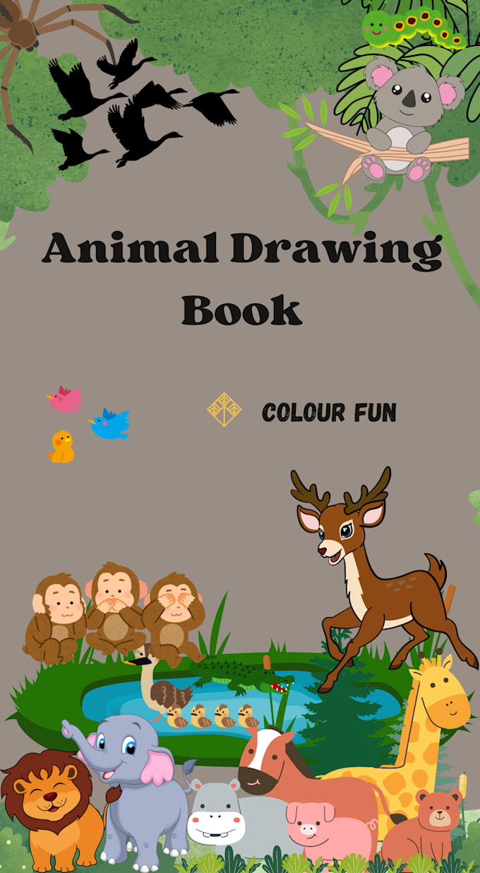 Gig Preview - Create kids colouring pages