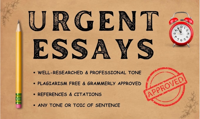 Gig Preview - Do urgent essay writing for you in 6hrs