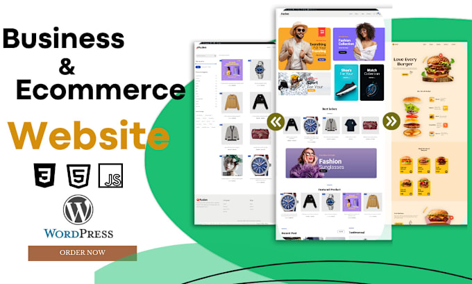 Gig Preview - Create,build and design responsive ecommerce website,online store