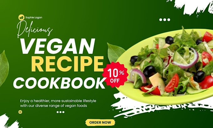 Gig Preview - Create original vegan recipes with photos recipe book