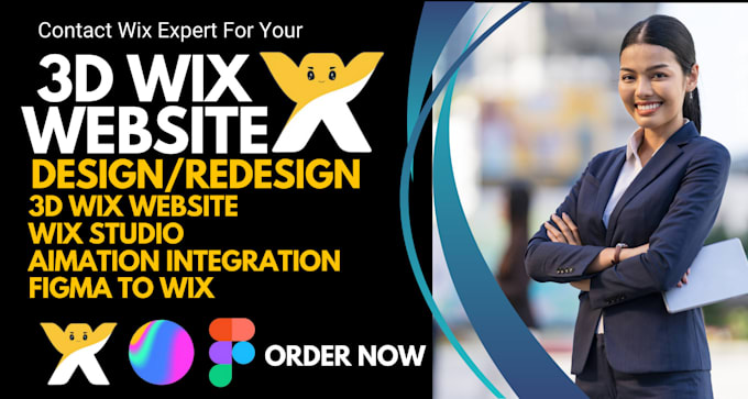 Gig Preview - Create parallax 3d wix website design scrolling  wix sales funnel landing page