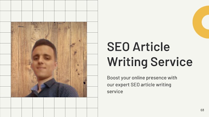 Gig Preview - Write SEO articles, content and blog posts