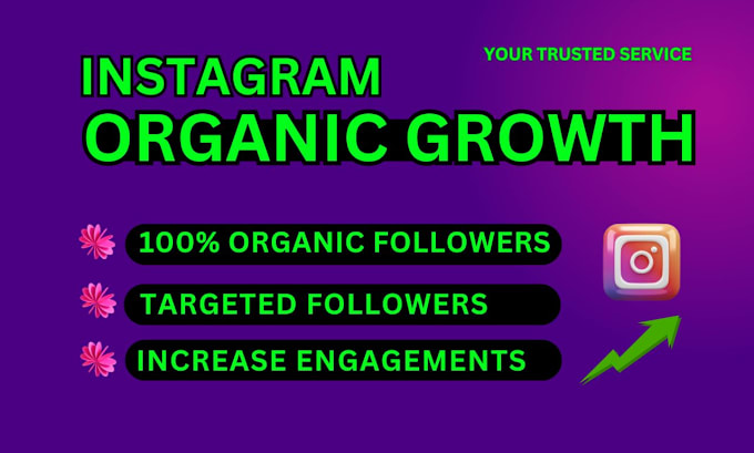 Gig Preview - Instagram marketing or promotion for super fast organic instagram growth