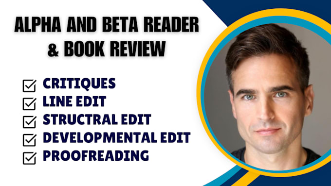 Gig Preview - Beta read, alpha read your story and critique, developmental edit