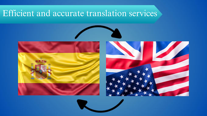 Gig Preview - Translate your english or spanish document