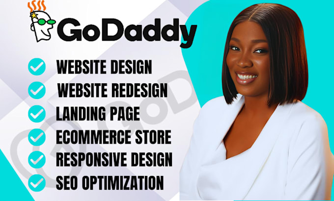 Gig Preview - Develop godaddy website design godaddy website redesign