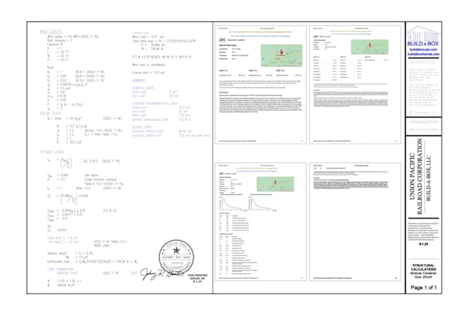 Gig Preview - Do architectural and civil structural drawings licensed stamped for city permit