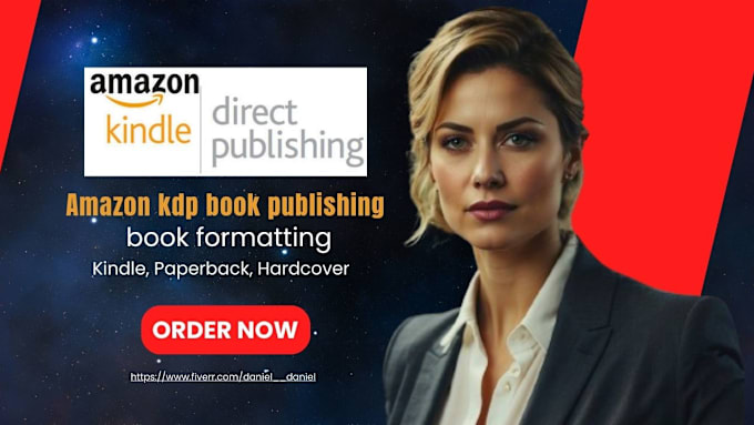 Gig Preview - Do amazon kdp book formatting, amazon kdp book publishing, amazon kdp ads