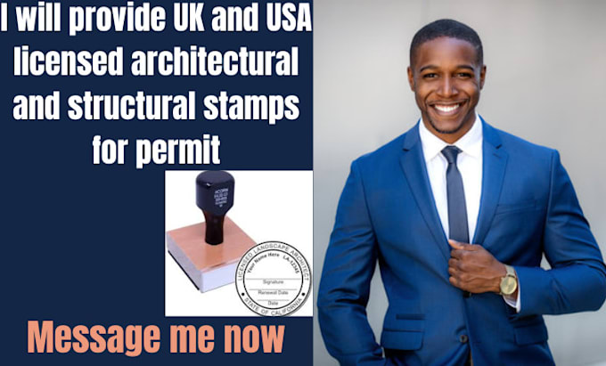 Bestseller - provide UK and USA licensed architectural and structural stamps for permit