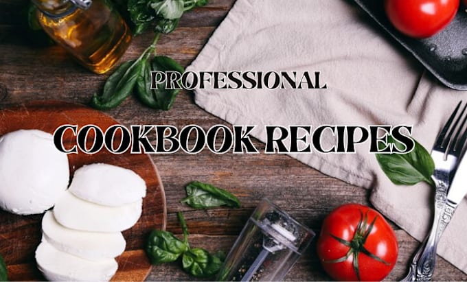 Gig Preview - Write, format and design recipes for cookbook recipe book and ebook for amazon