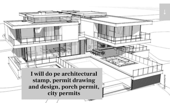 Gig Preview - Do architectural stamp, structural drawings, floor plans for city permit