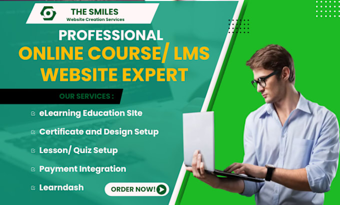 Gig Preview - Build lms wordpress website with learnpress or learndash