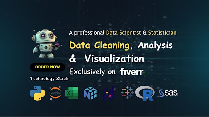 Gig Preview - Do data cleaning, analysis, reporting with excel, python, r, spss, SAS