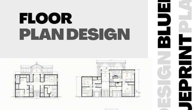 Gig Preview - Do your autocad house plan blueprints and 2d floor plan architectural designs