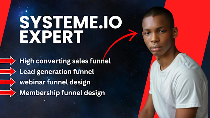 Gig Preview - Systeme io expert membership funnel aweber thrivecart pipeline pro funnelish