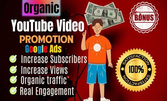 Bestseller - quickly promote your youtube videos via google ads to get views and subscribers