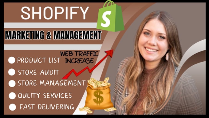 Gig Preview - Do shopify marketing, promote shopify website, boost shopify sales funnel