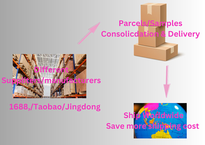 Gig Preview - Consolidate your samples in china and deliver them to you