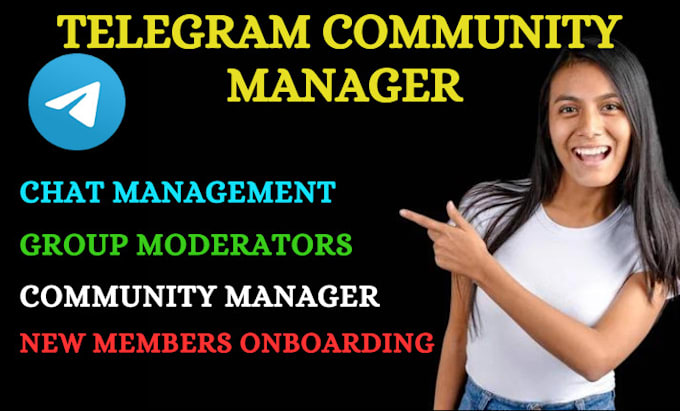 Bestseller - be your telegram community manager or admin with 15 chatters in crypto project