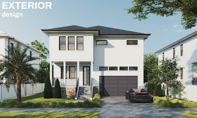 Gig Preview - Create 3d models and renderings for your exterior, backyard