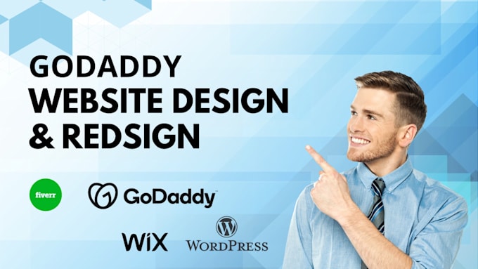 Gig Preview - Create a godaddy website design or redesign godaddy store