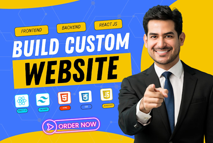 Gig Preview - Rebuild your custom website as a full stack developer, frontend, backend expert