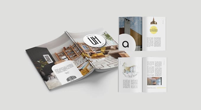 Gig Preview - Design a modern catalog, magazine or booklet