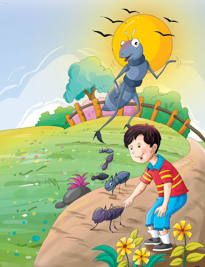 Bestseller - create a professional children book illustration