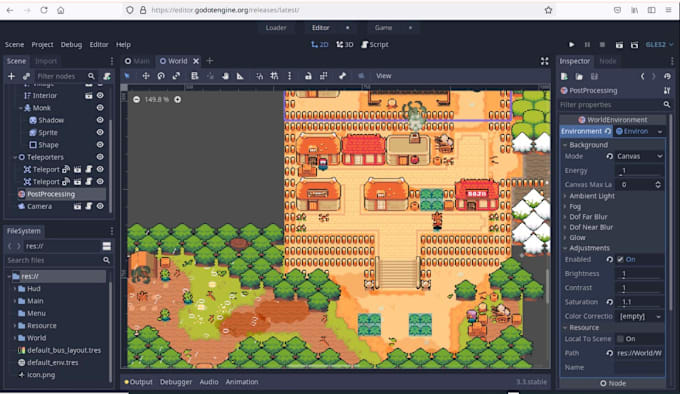 Gig Preview - Create a custom 2d or 3d godot game using godot and renpy engine