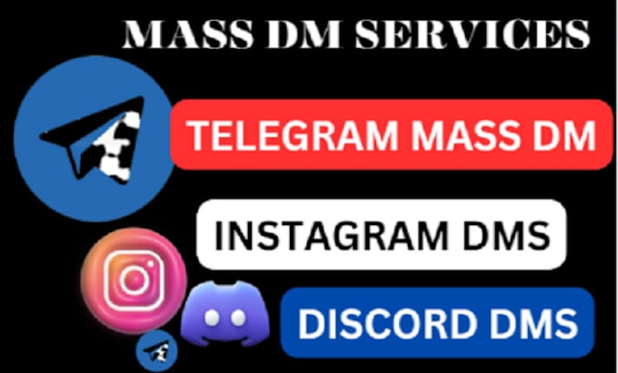 Gig Preview - Telegram mass dm telegram and discord promotion instagram mass dm