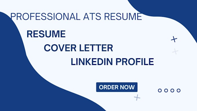 Gig Preview - Write your resume, cover letter, and linkedin profile