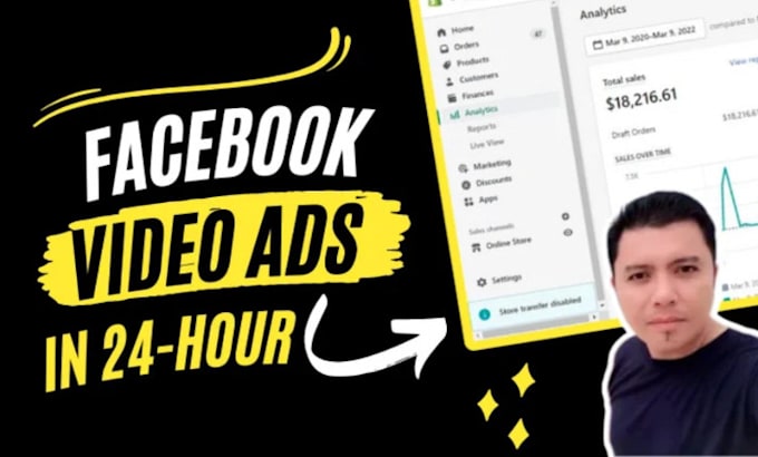 Gig Preview - Create shopify facebook video ads for dropshipping products