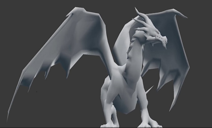 Gig Preview - Do 3d dragon animation 3d animal model 3d dragon model 3d animal animation